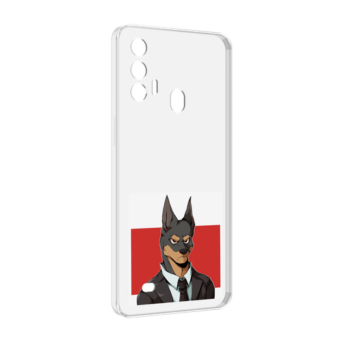Чехол MyPads офисный работник собака для Oukitel C31 Pro задняя-панель-накладка-бампер чехол mypads офисный работник собака для oppo k10 pro задняя панель накладка бампер