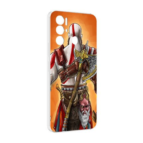 Чехол MyPads God of War для Tecno Pova Neo 4G задняя-панель-накладка-бампер чехол mypads god of war iii для tecno pova 4 задняя панель накладка бампер