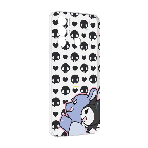 Чехол MyPads злые-мини-животные детский для Tecno Pova Neo 4G задняя-панель-накладка-бампер