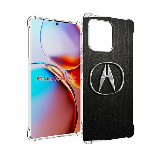 Чехол MyPads acura-акура для Motorola Moto X40 задняя-панель-накладка-бампер чехол mypads acura акура 2 для motorola moto g53 задняя панель накладка бампер