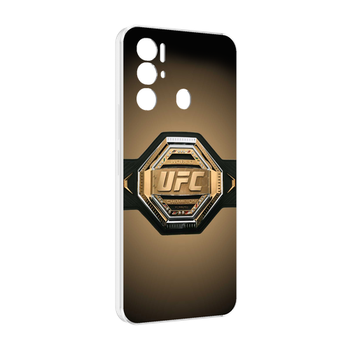 Чехол MyPads UFC единоборства мужской для Tecno Pova Neo 4G задняя-панель-накладка-бампер