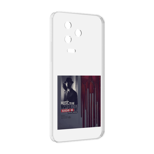 Чехол MyPads Eminem MUSIC TO BE MURDERED BY для Infinix Note 12 Pro 4G X676B задняя-панель-накладка-бампер