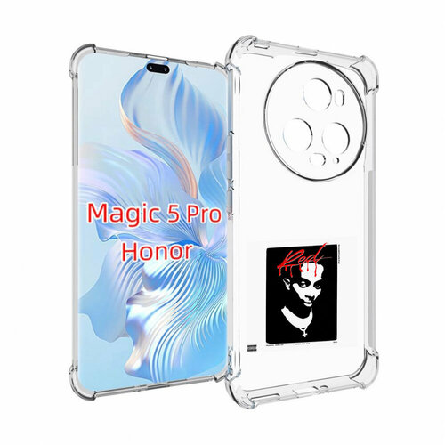 чехол mypads playboi carti whole lotta red для zte nubia red magic 7 pro задняя панель накладка бампер Чехол MyPads Playboi Carti - Whole Lotta Red для Honor Magic 5 Pro задняя-панель-накладка-бампер