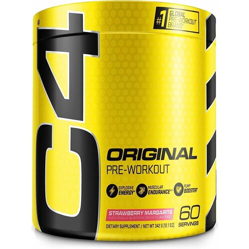 фото Предтреник cellucor c4 pre-workout 342 - 390 г, земляничная маргарита