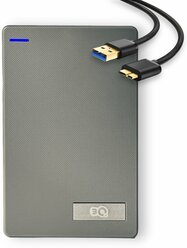 Внешний жесткий диск 320Gb 3Q Portable USB 3.0, Портативный накопитель, серый