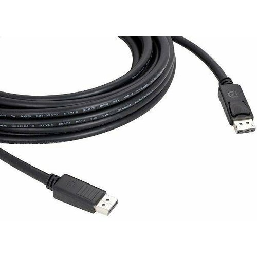 Кабель DisplayPort 7.6 м Kramer C-DP-25 круглый черный кабель интерфейсный kramer c dp 3 97 0617003