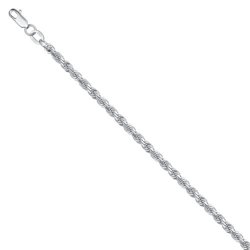 Цепь Krastsvetmet, серебро, 925 проба, родирование, длина 55 см, средний вес 14.16 г, серебряный