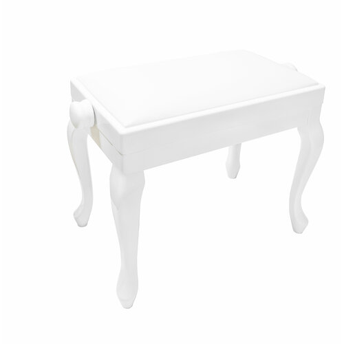 Банкетка для фортепиано Discacciati Chippendale белая, полированная банкетка для фортепиано discacciati chippendale белая полированная