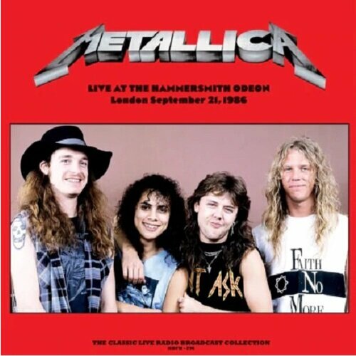 Виниловая пластинка Metallica - Live At The Hammersmith Odeon 1986 (180 Gram Coloured Vinyl LP) metallica ride the lightning deluxe edition 45 rpm