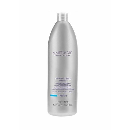 FARMAVITA Шампунь против перхоти Amethyste Purify Dandruff Controll Shampoo 1000 мл symbiose шампунь очищающий против перхоти для чувствительной и жирной кожи головы 250 мл