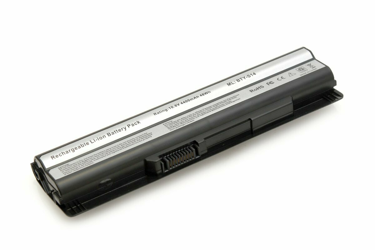 Аккумулятор для ноутбука MSI CS-MSX400NT 5200 mah 11.1V