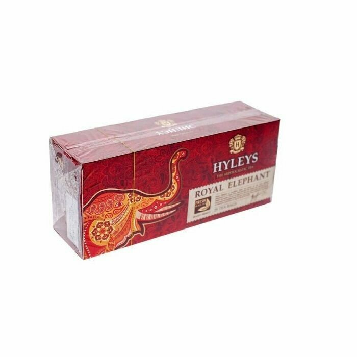 HYLEYS Чай черный Royal Elephant, 25 пак/уп, 2 упаковки - фотография № 2