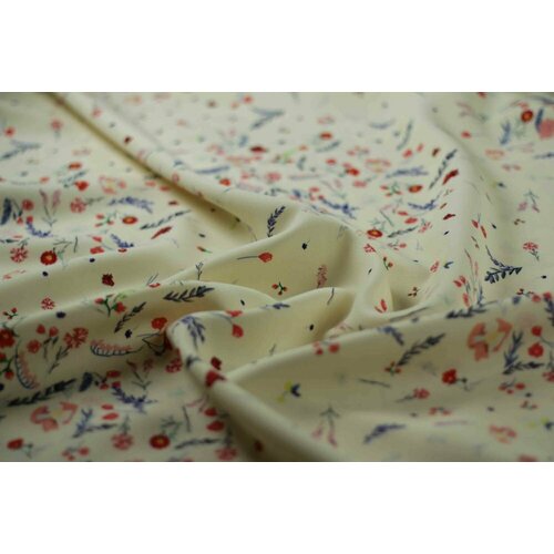 Ткань креповая шерсть с шелком