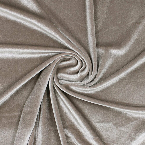 Бархат, ткань для шитья, 100х140 см бежевый цвет