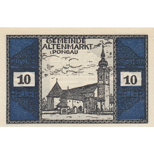 Австрия, Альтенмаркт-им-Понгау 10 геллеров 1914-1920 гг. (2)