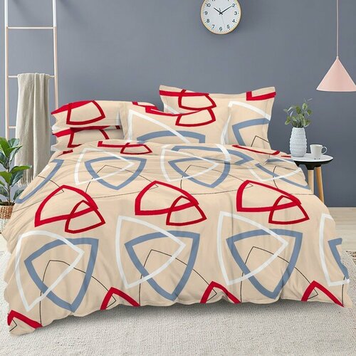 бежевый, красный, серый