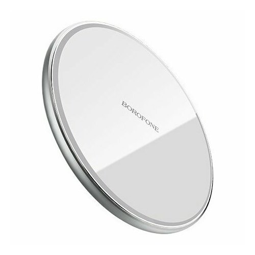Беспроводное зарядное устройство Borofone BQ3 Pro, 2 А, серебро