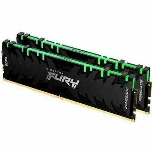 Оперативная память 64Gb DDR4 3200MHz Kingston Fury Renegade RGB 2x32Gb KIT KF432C16RBAK264 2369100₽