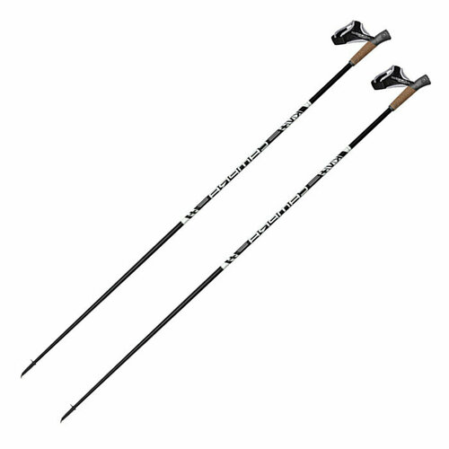 фото Лыжероллерные палки kv+ (20p009r) campra clip skiroll (карбон 30%+стекло 70%) (черный) (167,5)
