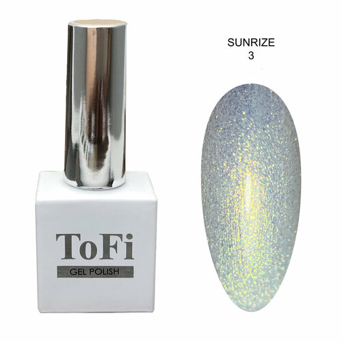 Гель-лак ToFi Sunrize №03 10 мл гель лак tofi silver 03 10 мл