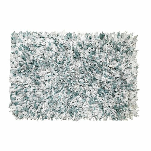 Коврик Paper Shag Mineral Blue 53х86 см, полиэстер + хлопок, Carnation Home Fashions, США, BM-M7L/57