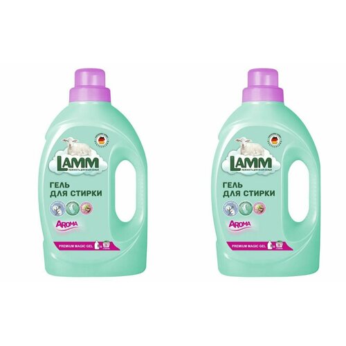 Средство для стирки, LAMM, Aroma, жидкое гель, 1300 г, 2 шт