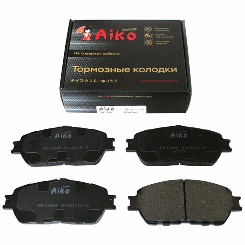 Колодки тормозные передние AIKO PF1480 TOYOTA Camry 30 (2001-2006) OEM 0446504080