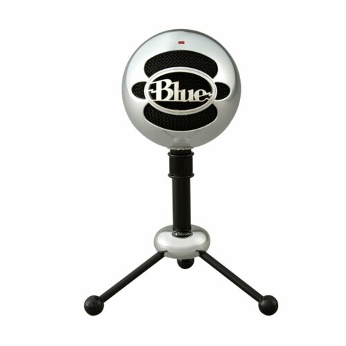 Игровой микрофон для компьютера Blue Snowball Brushed Aluminum (988-000175) серебристый