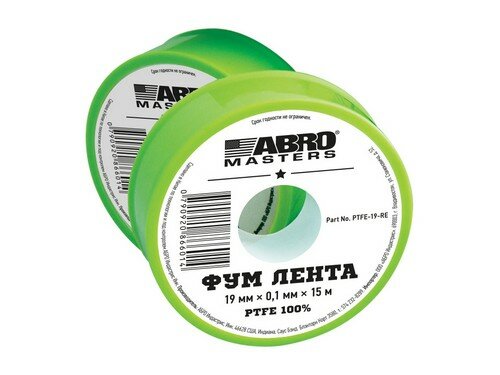 ABRO Фум-лента 19мм х 15м Abro Masters