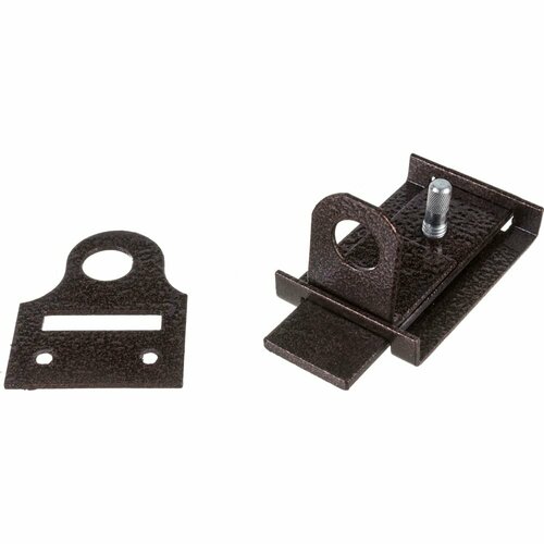 Симеко Засов дверной ЗЩ 029 медь с проушиной L-150мм Д776