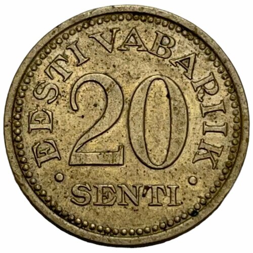Эстония 20 сентов (сенти) 1935 г. (3)