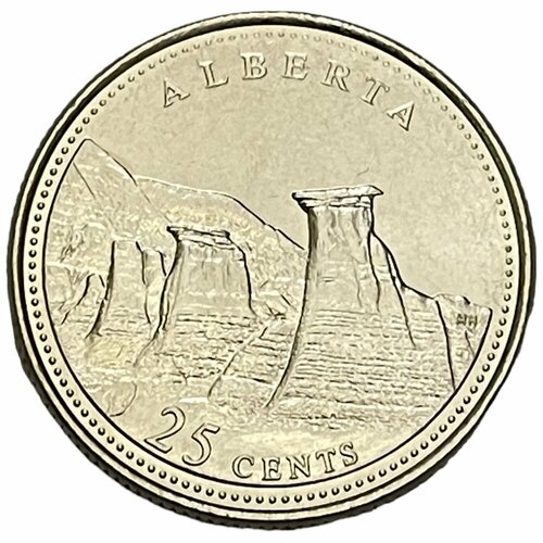 Канада 25 центов 1992 г. (125 лет Конфедерации Канада - Альберта) канада 25 центов 1992 г 125 лет конфедерации канада манитоба proof ag