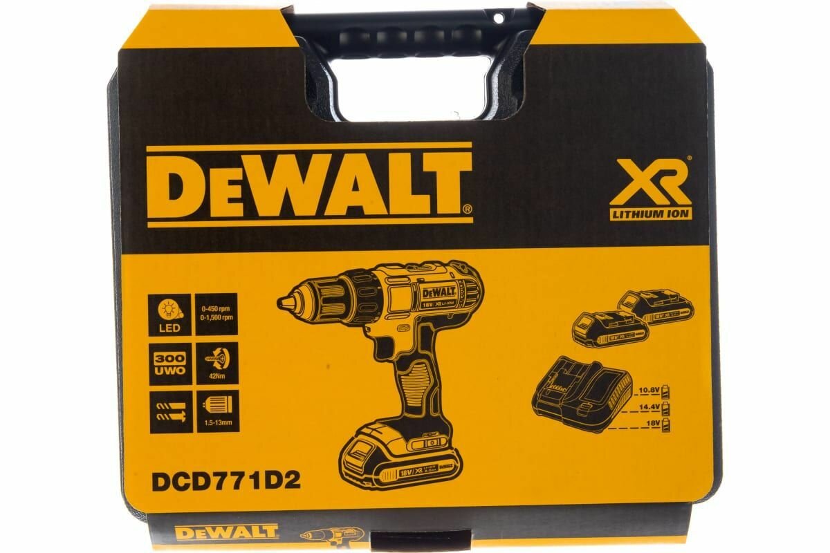 Аккумуляторная дрель-шуруповерт DeWalt DCD805NT ударная (без акк, без з/у) - фото №11