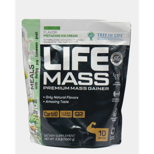 Life Mass Premium Mass Gainer 1000 gr, 10 порции(й), фисташковое мороженое