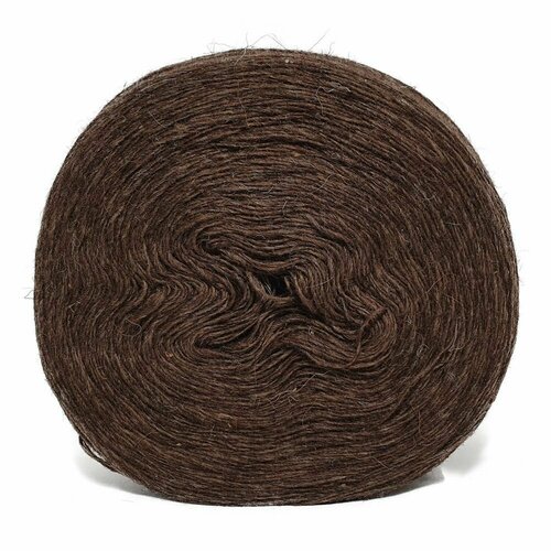 Пряжа Рассказовская Ангорка, шоколад - 23, 95% шерсть ангорской козы, 5% акрил, 2 мотка, 250 г, 700 м.