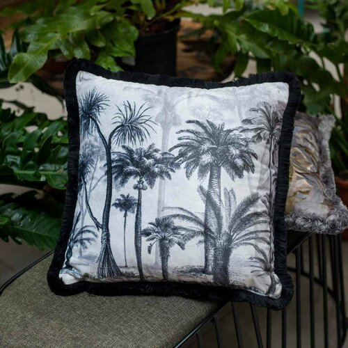 Подушка коллекция ADAHOME из ткани вельвет пальмы