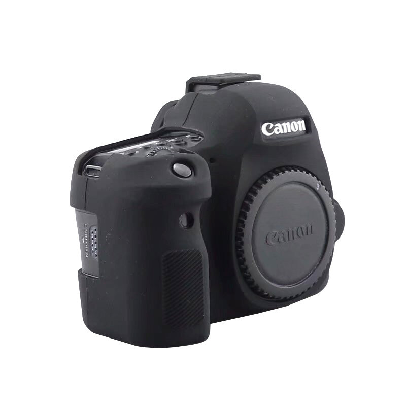 Силиконовый противоударный чехол MyPads для фотоаппарата Canon EOS 6D Mark II ультра-тонкий из мягкого качественного силикона черный