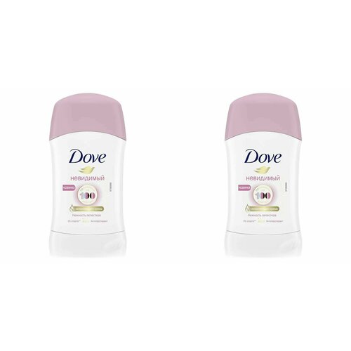 Стик невидимый, Dove, нежность лепестков, 40 мл, 2 шт дезодоранты garnier дезодорант антиперспирант нео нежность хлопка сухой крем защита 48 часов невидимый женский