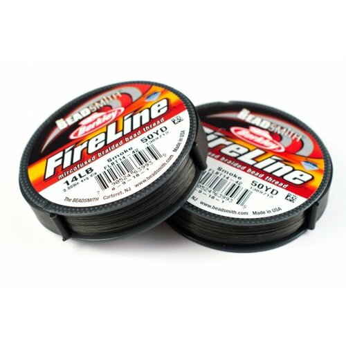 фото Нить fireline 14lb, цвет smoke grey, толщина 0,009" (0,22мм), длина 50yd, 1024-014, 1 катушка нет бренда