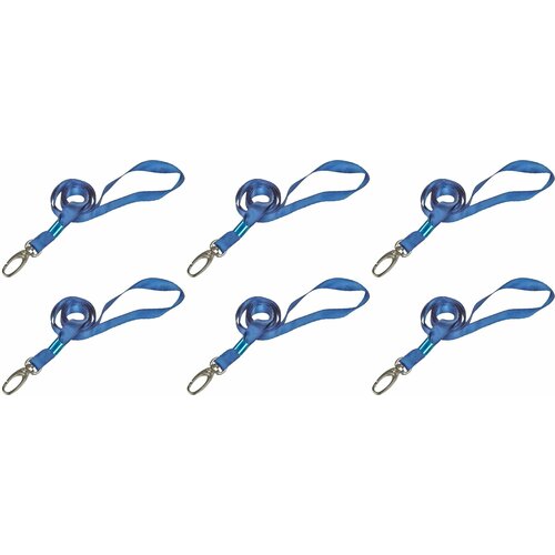 ProMega Держатель для бейджа Office на карабине голубой 6 шт 620₽