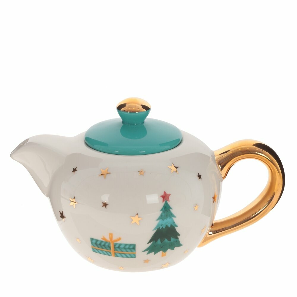 фото Заварочный чайник новогодний, 550 мл, 20х12х12 см KSM-794327