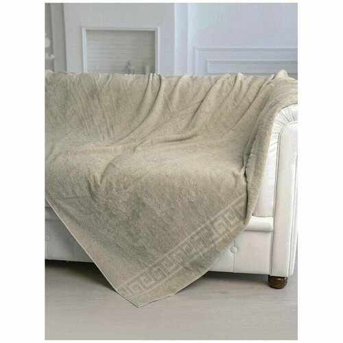 Махровая простынь 150х200 см (Баракат-Текс) Бежевый