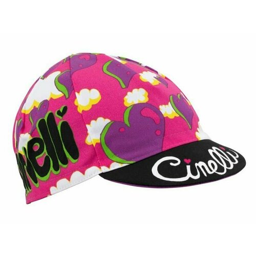 Кепка шлем Cinelli Бейсболка Cinelli Heart Ana Benaroya Pink летняя, размер OneSize, мультиколор