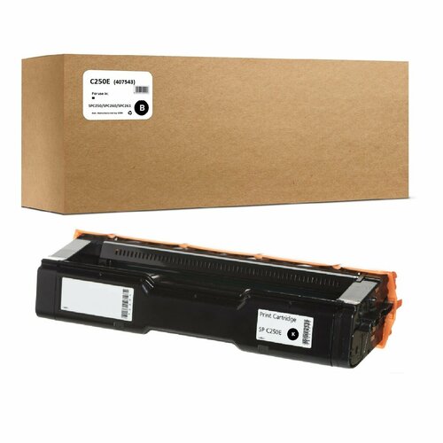 Картридж C250E (407543) для Ricoh SPC250/SPC260/SPC261 2K Black Compatible (совместимый) картридж sp250 c для ricoh spc250 spc260 spc261 1 6k cyan aquamarine