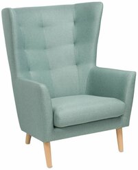 Кресло для отдыха ГУД ЛАКК Саари, 81х84х108 см, мятно-серый