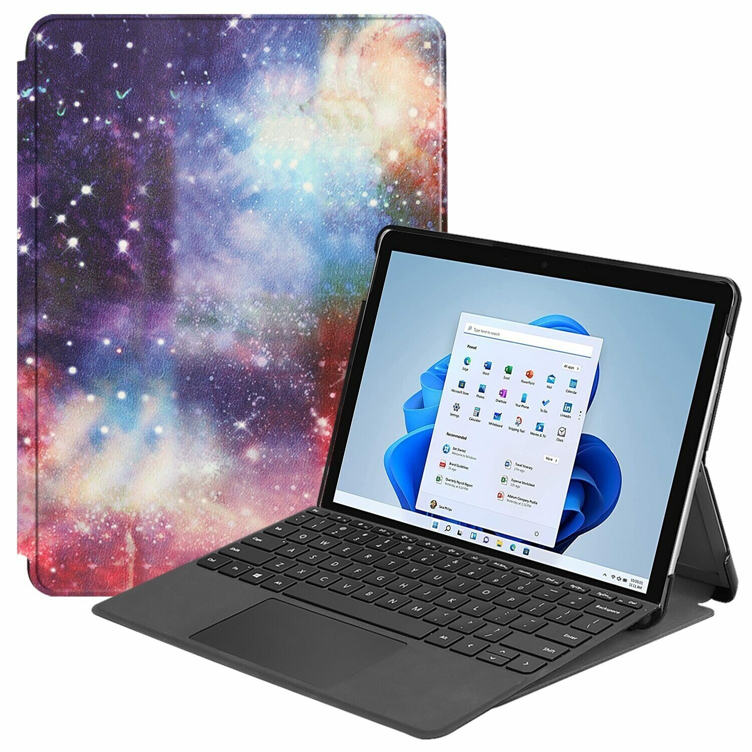 Чехол для Microsoft Surface Pro 8 (Milky Way Nebula)