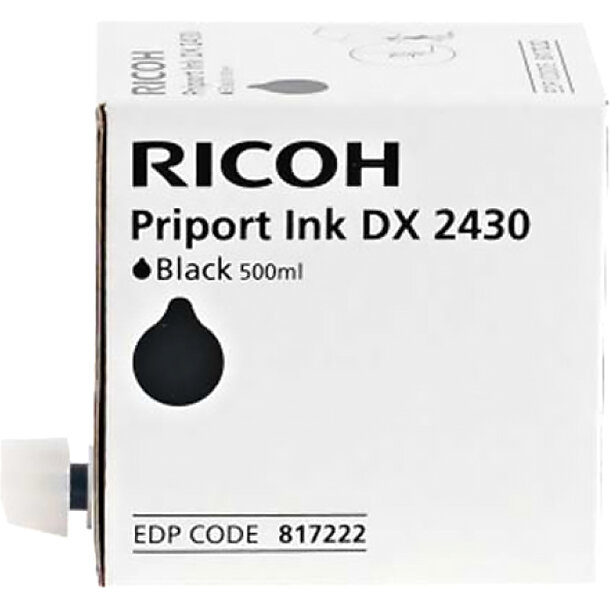 Ricoh DX 2430 Чернила для дупликатора тип 2430 черные 817222