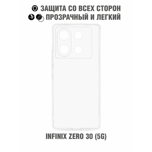 Силиконовый супертонкий чехол для Infinix Zero 30 (5G) DF inCase-42 для infinix zero 30 5g incase 42