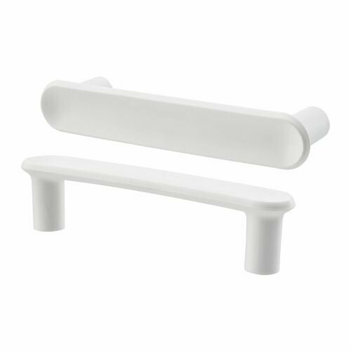 Ручка мебельная IKEA Губбарп, 116 мм, белый. 2 шт. Икеа Gubbarp - фотография № 1