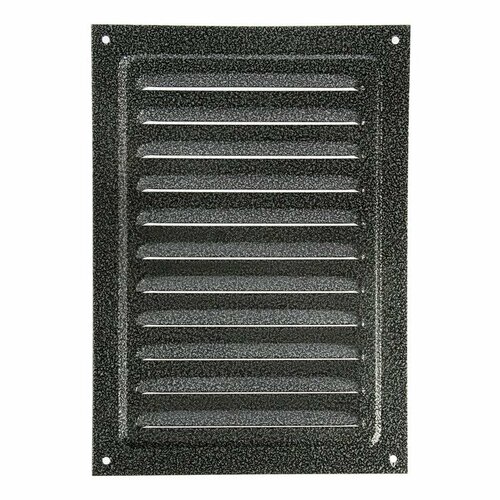 Решетка вентиляционная ZEIN Люкс РМ1724СР 170 х 240 мм с сеткой металлическая серебряная 515₽